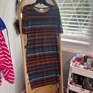 LuLaRoe Colorful Striped dress